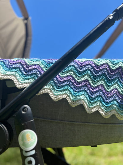 Organic Cotton Crochet Baby Blanket