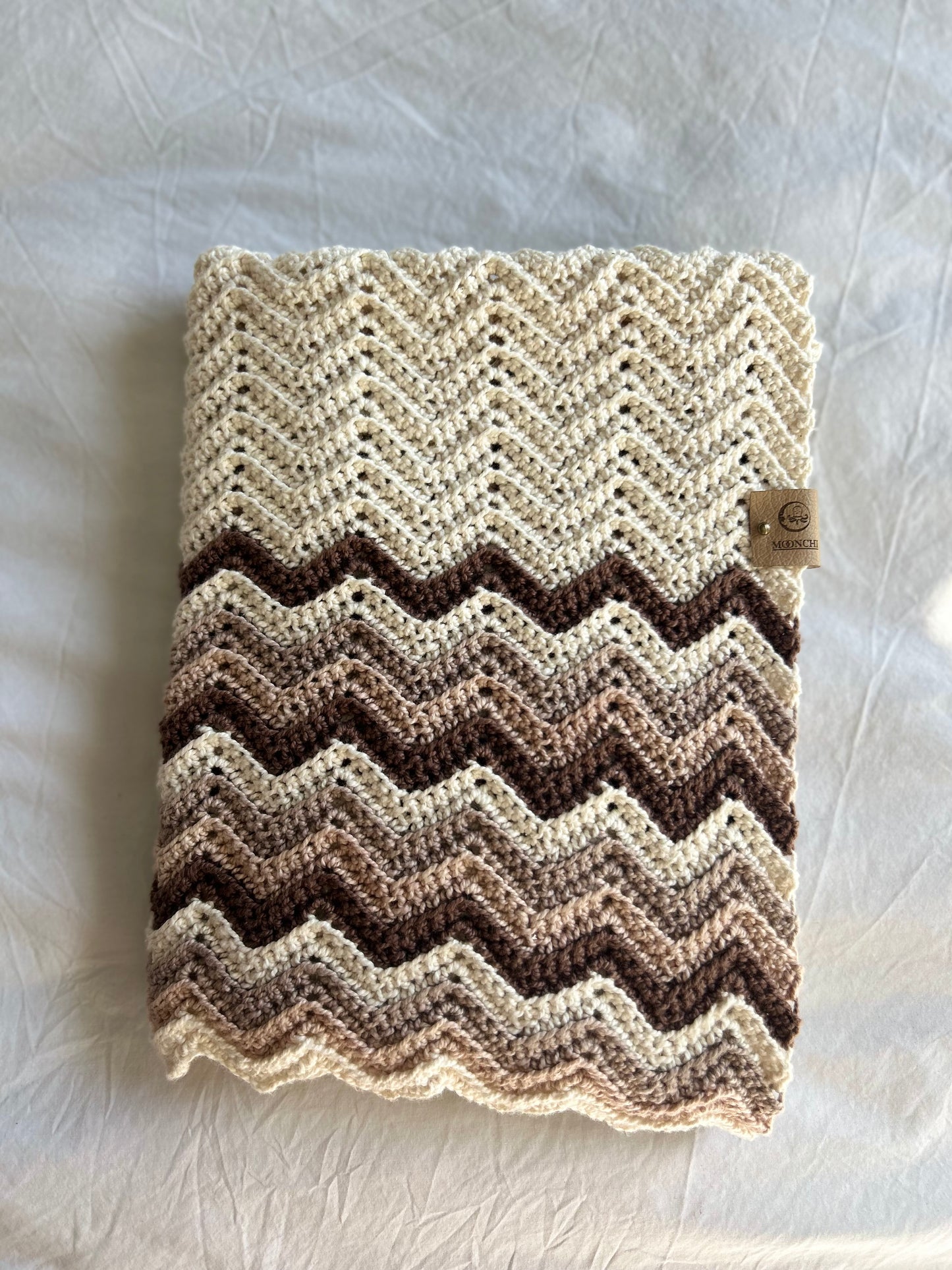 Organic Cotton Crochet Baby Blanket