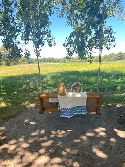 Organic Cotton Crochet Baby Blanket